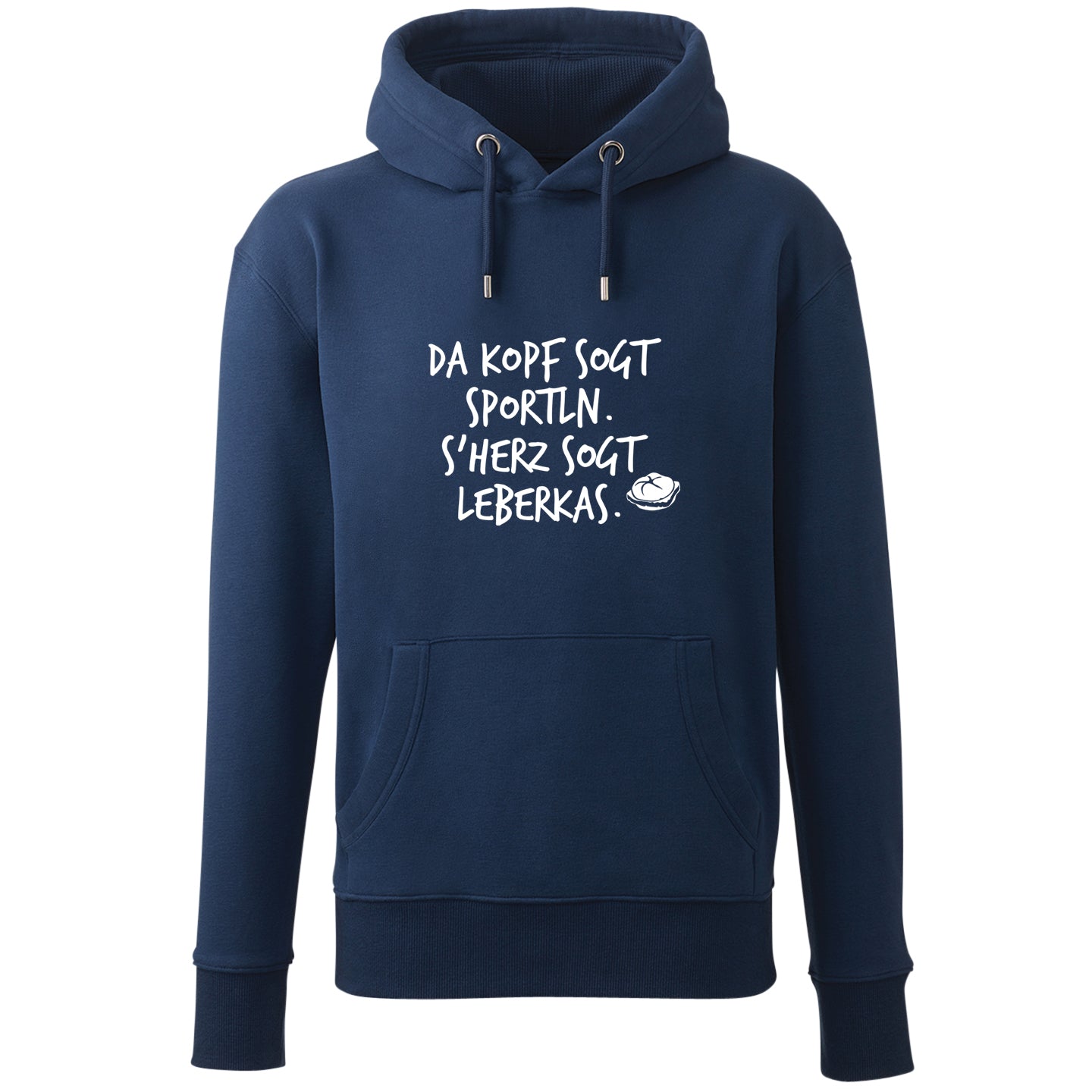 Hoodie "s'Herz sogt Leberkas" - meinherzschlag.de