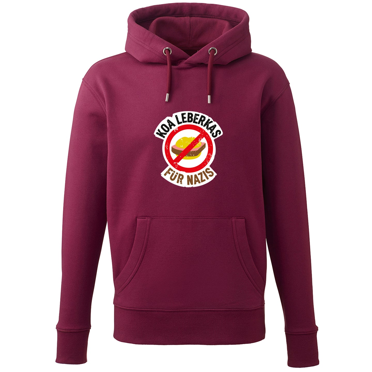 Hoodie "Koa Leberkas für Nazis"