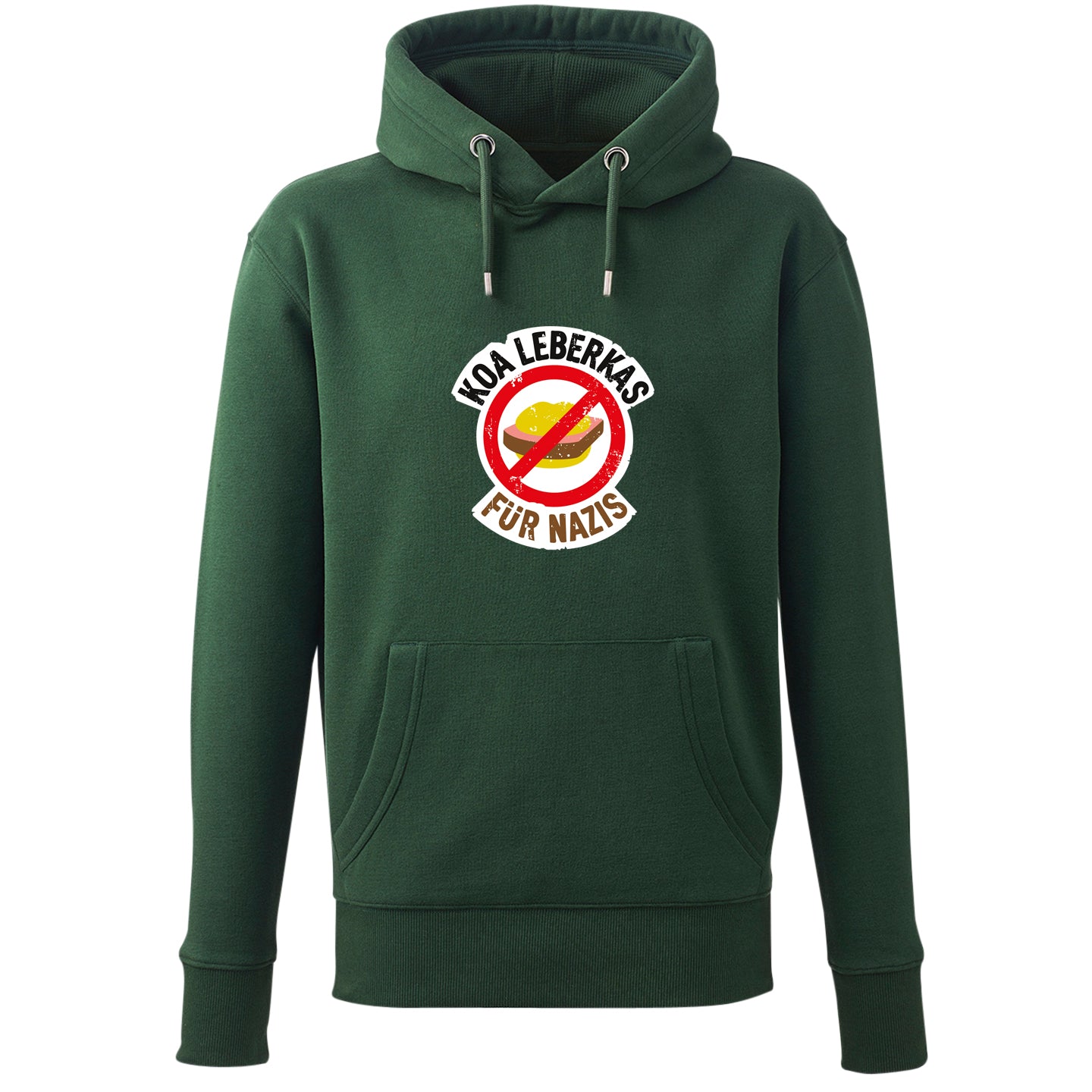 Hoodie "Koa Leberkas für Nazis"