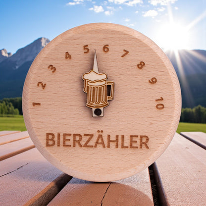 Bierglasdeckel "Bierzähler" - meinherzschlag.de