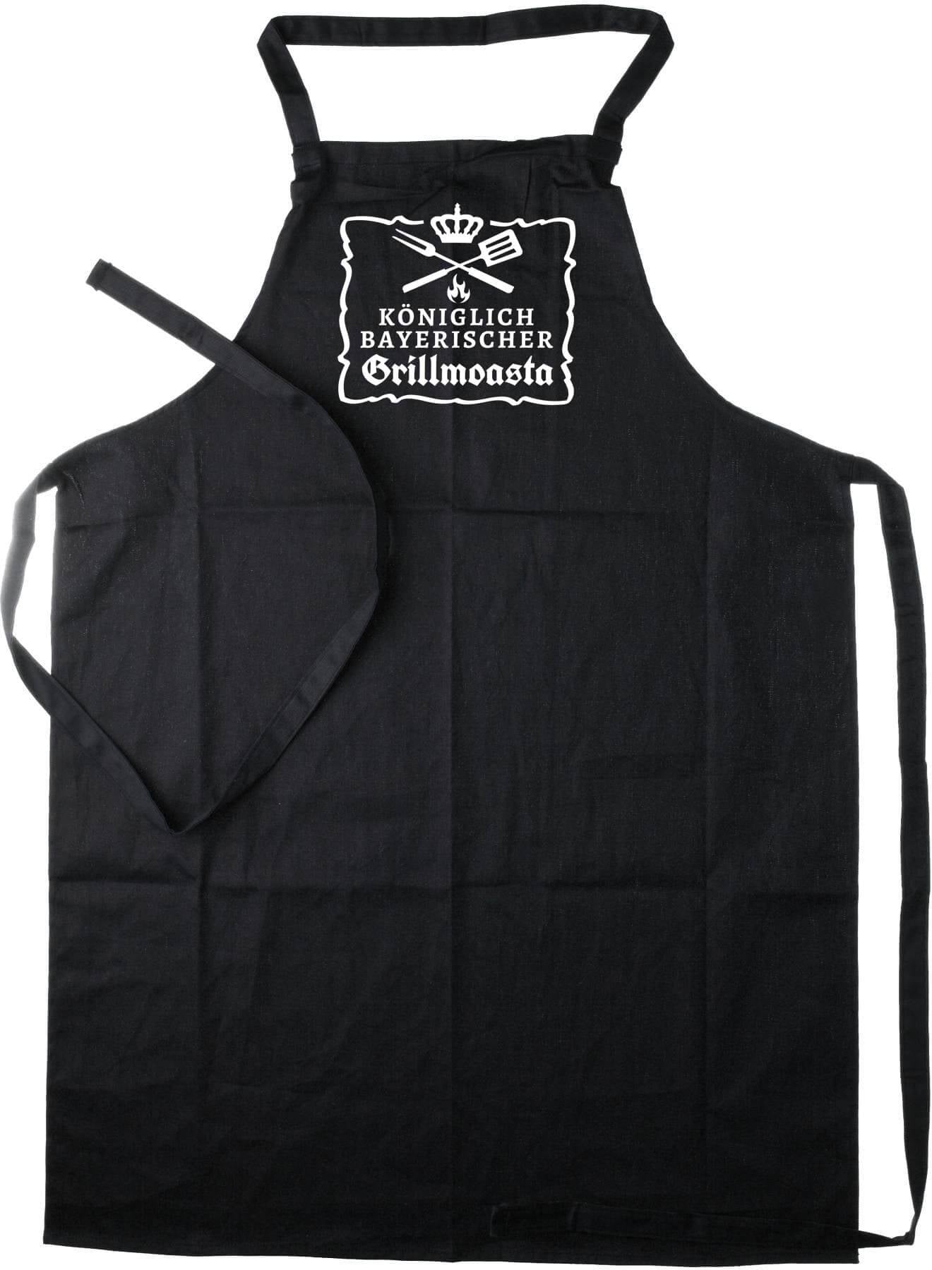 Grillschürze "Grillmoasta" schwarz - meinherzschlag.de