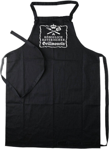 Grillschürze "Grillmoasta" schwarz - meinherzschlag.de