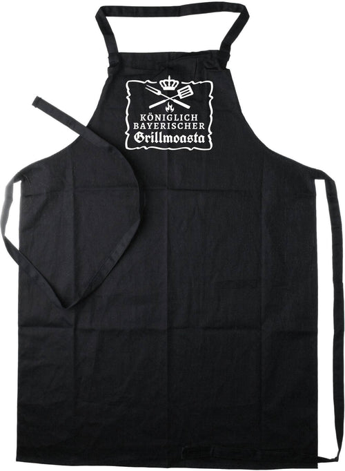 Grillschürze "Grillmoasta" schwarz - meinherzschlag.de