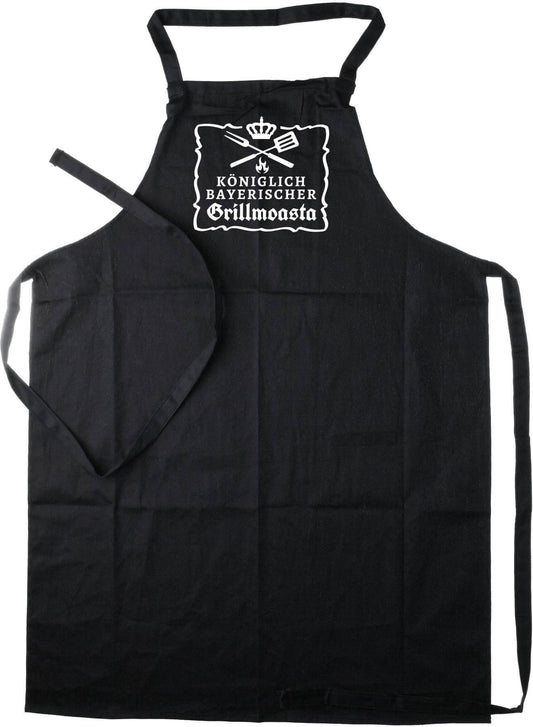 Grillschürze "Grillmoasta" schwarz - meinherzschlag.de