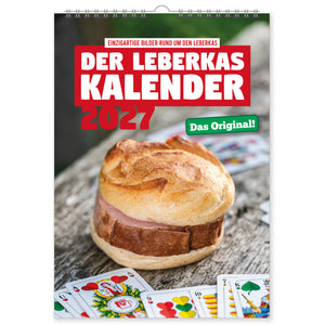 Der Leberkas-Kalender 2027 von meinherzschlag – Produktbild 1 von 2.