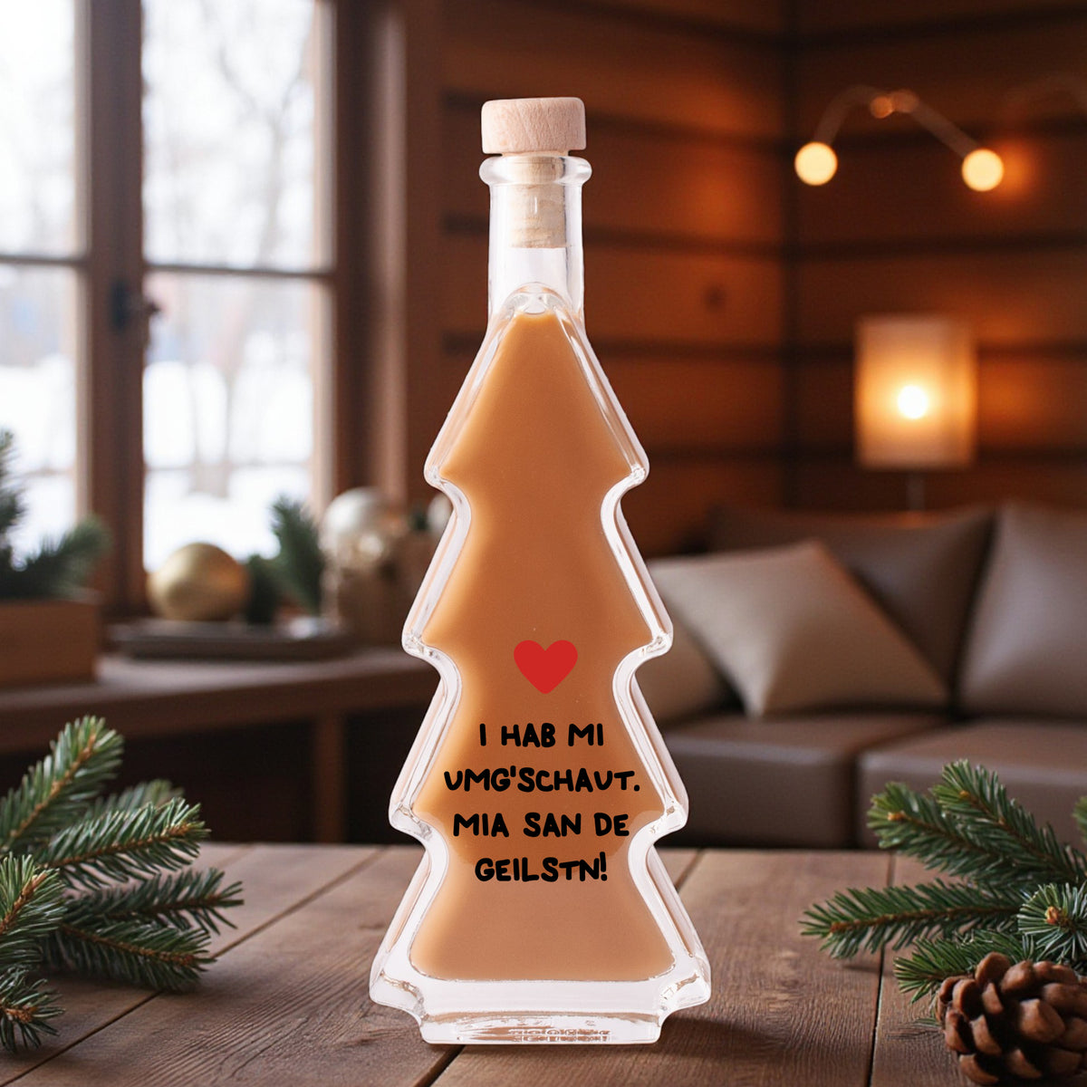 Weihnachtslikör "Mia san de Geilstn!"