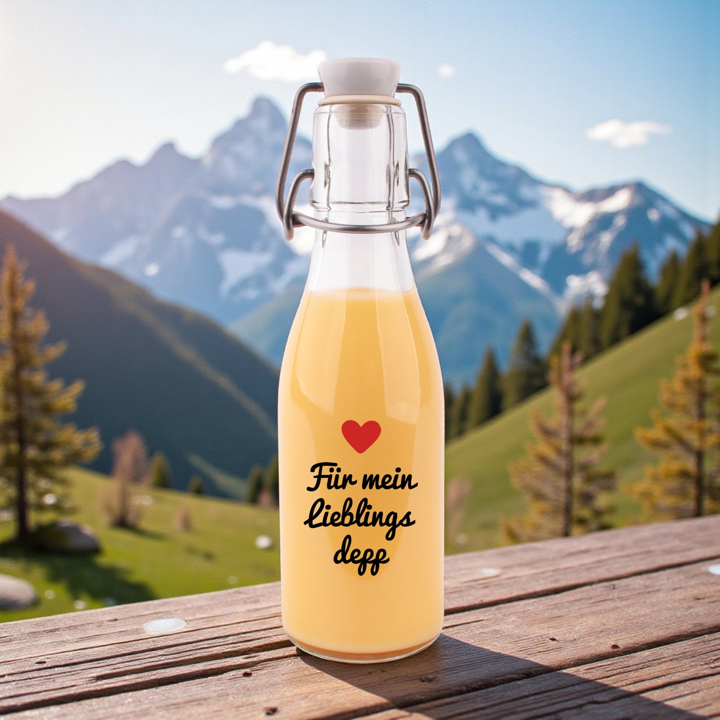 Likör/Schnaps "Für mein Lieblingsdepp"