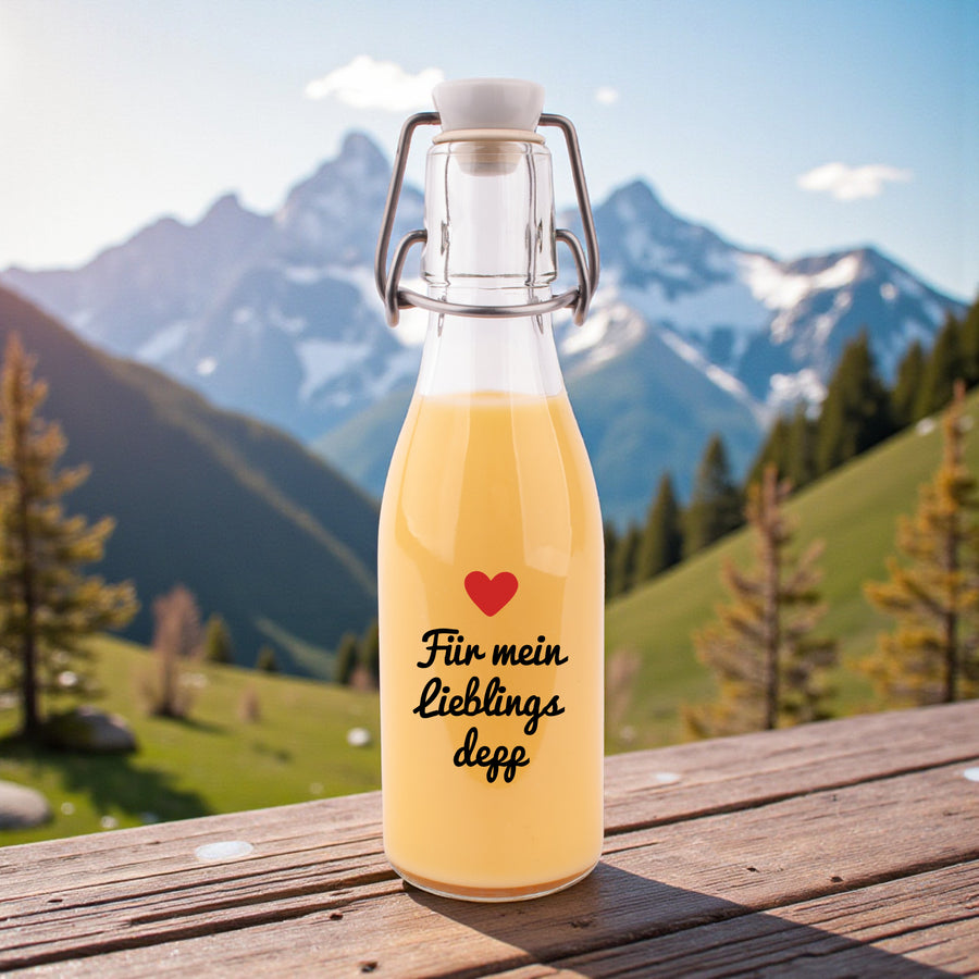 Likör/Schnaps "Für mein Lieblingsdepp"