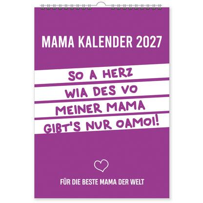 Der Bayerische MAMA Kalender 2027