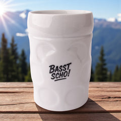 Maßkrug-Kaffeetasse "Basst scho!"