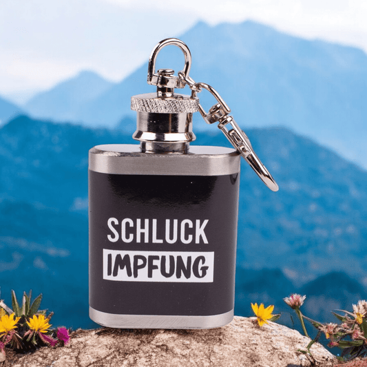 Mini - Flachmann "Schluck Impfung" - meinherzschlag.de