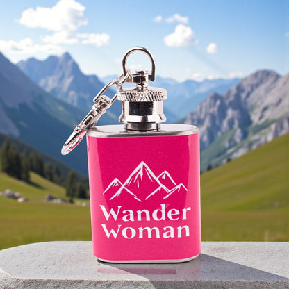 Mini - Flachmann "Wander Woman" - meinherzschlag.de