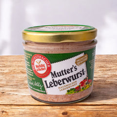 Glaslspezialität "Mutter's Leberwurst"