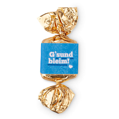 Nougat - Busserl "G'sund bleim!" - meinherzschlag.de