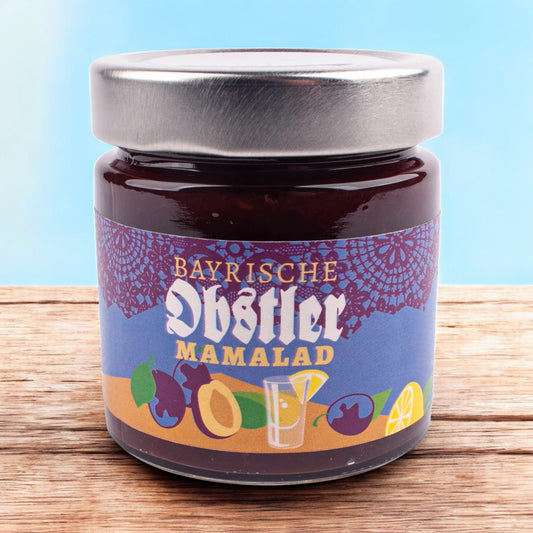Fruchtaufstrich "Bayrische Obstler Mamalad" - meinherzschlag.de