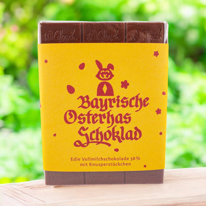 Bayrische Osterhas Schokolad - meinherzschlag.de