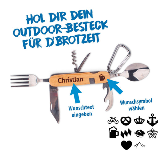 Outdoor Brotzeit - Besteck - meinherzschlag.de