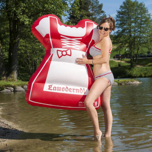Aufblasbares Schwimmdirndl - meinherzschlag.de