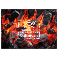 Postkarte "Königlich bayerischer Grillmoasta"