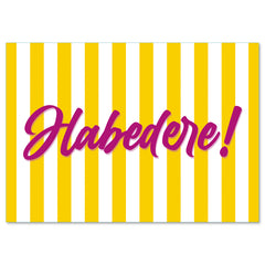 Postkarte "Habedere"