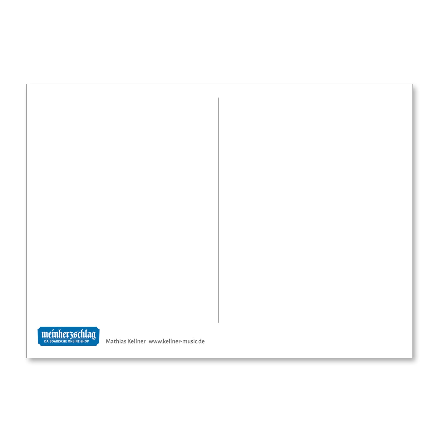 Postkarte "Gib ned auf!" - meinherzschlag.de