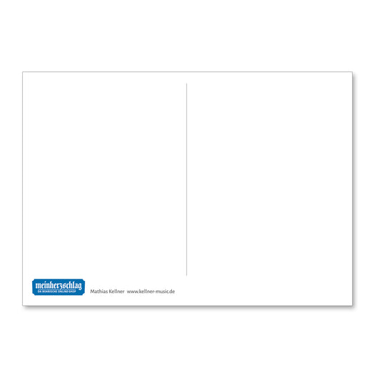 Postkarte "Glückskäfer mit Herz" - meinherzschlag.de