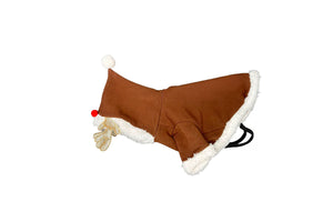 Rentier-Hunde-Hoodie von der Seite