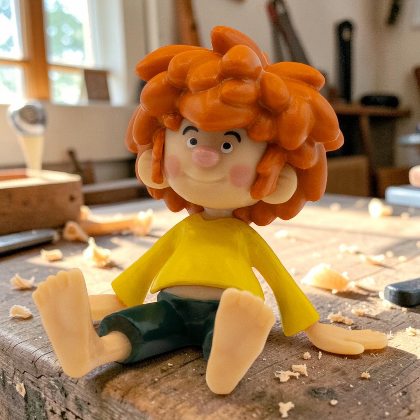 Spielfigur "Pumuckl sitzend"