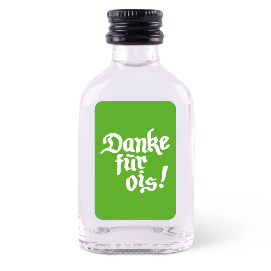 Schnapserl "Danke für ois!" - meinherzschlag.de