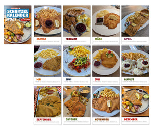 Der Schnitzel-Kalender 2027 von meinherzschlag – Produktbild 2 von 2.
