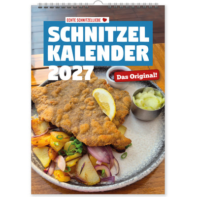 Der Schnitzel-Kalender 2027 von meinherzschlag – Produktbild 1 von 2.