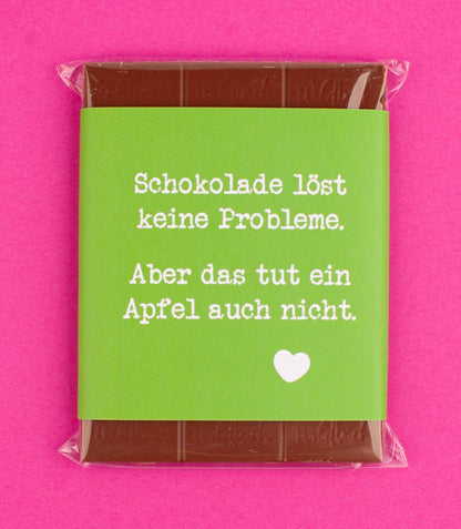 Schokolade "Löst keine Probleme" - meinherzschlag.de