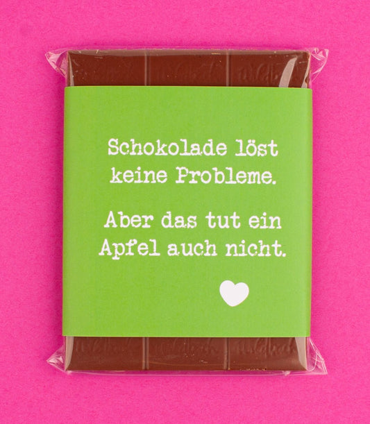 Schokolade "Löst keine Probleme" - meinherzschlag.de