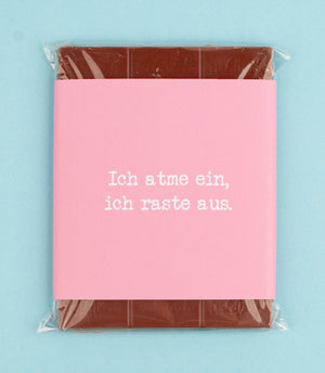 Schokolade "Ich atme ein, ich raste aus!" - meinherzschlag.de