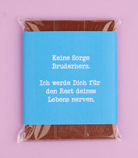 Schokolade "Bruderherz" - meinherzschlag.de