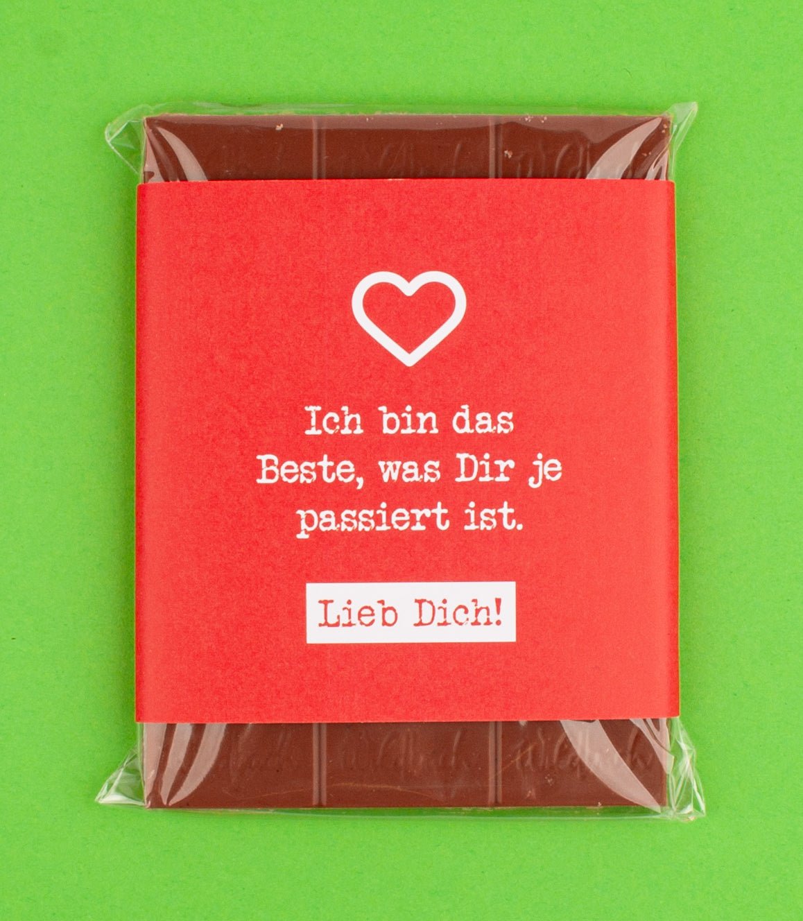 Schokolade "Ich bin das Beste" - meinherzschlag.de