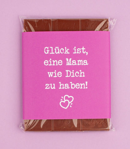 Schokolade "Eine Mama wie Dich zu haben!" - meinherzschlag.de