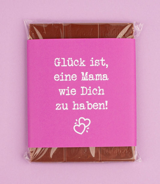 Schokolade "Eine Mama wie Dich zu haben!" - meinherzschlag.de