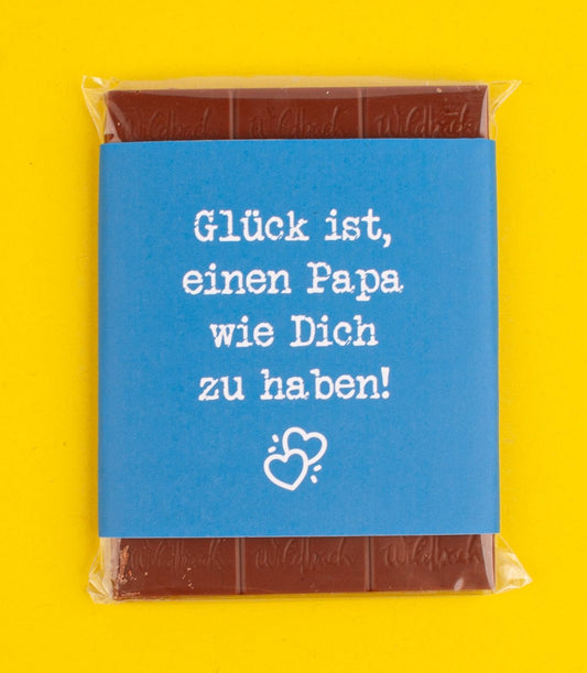 Schokolade "Einen Papa wie Dich zu haben!" - meinherzschlag.de