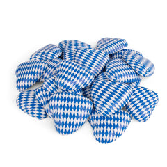 Weiß-blaue Schokoherzerl