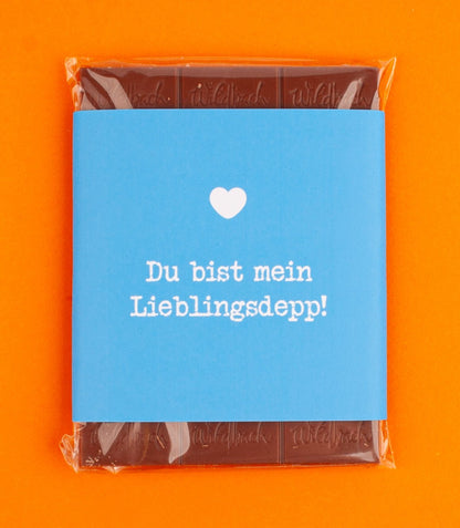 Schokolade "Lieblingsdepp" - meinherzschlag.de
