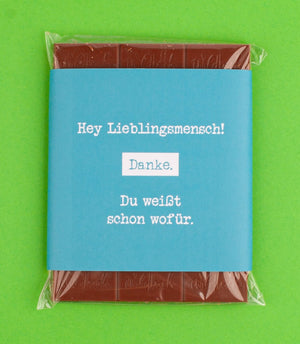 Schokolade "Lieblingsmensch" - meinherzschlag.de