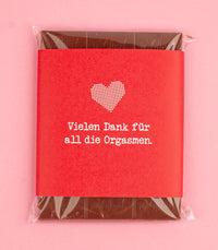 Schokolade "Orgasmen" - meinherzschlag.de