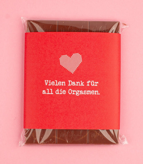 Schokolade "Orgasmen" - meinherzschlag.de
