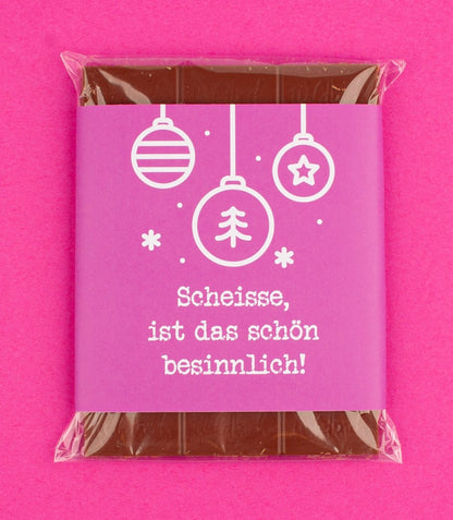 Schokolade "Scheisse, ist das schön besinnlich!" - meinherzschlag.de