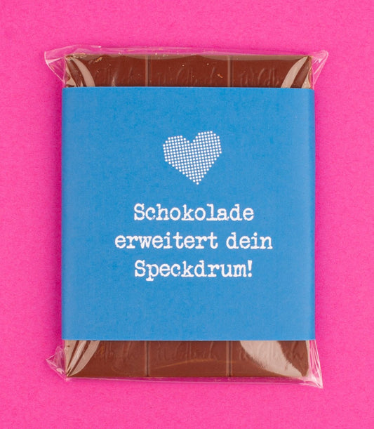 Schokolade "Speckdrum" - meinherzschlag.de