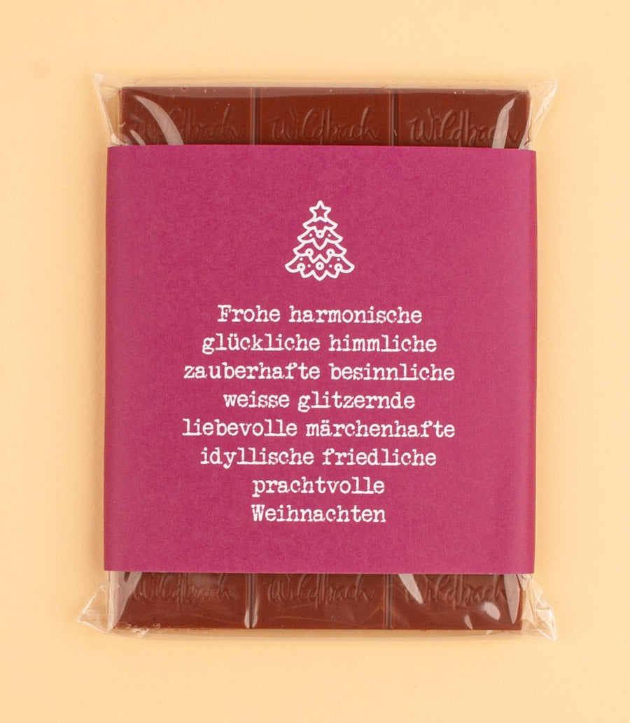 Schokolade "Himmlische Weihnachten" - meinherzschlag.de