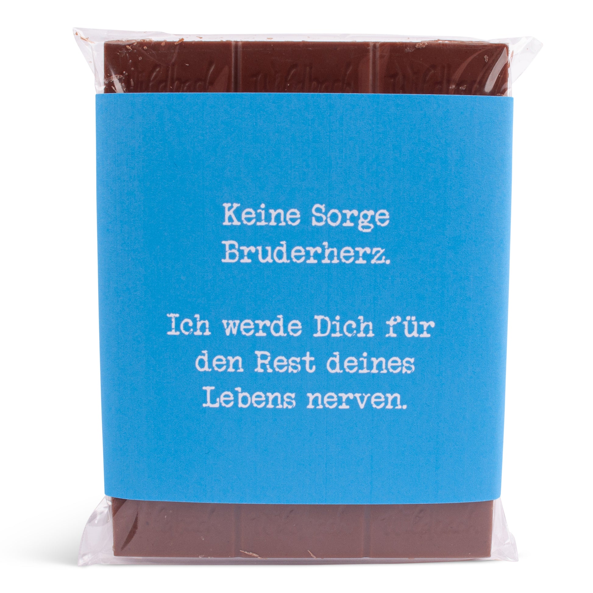 Schokolade "Bruderherz" - meinherzschlag.de