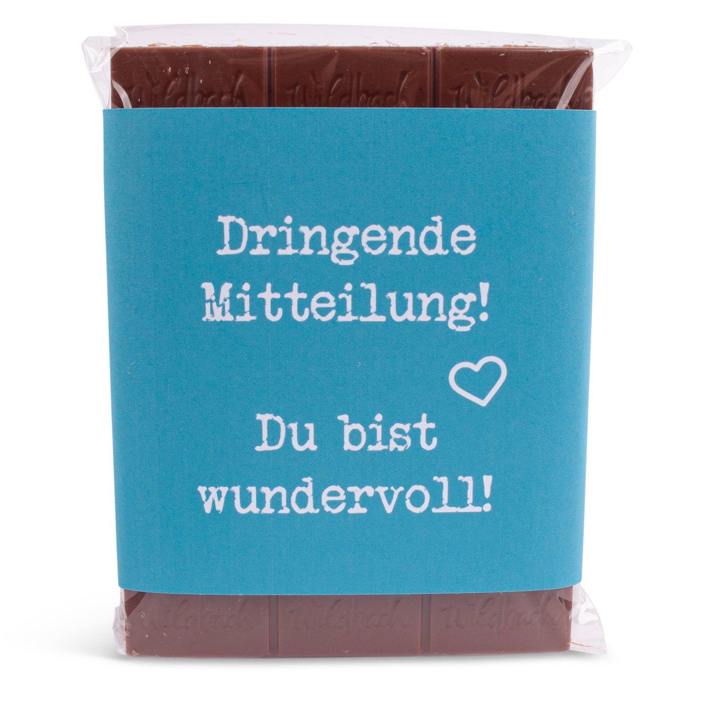 Schokolade "Dringende Mitteilung!" - meinherzschlag.de