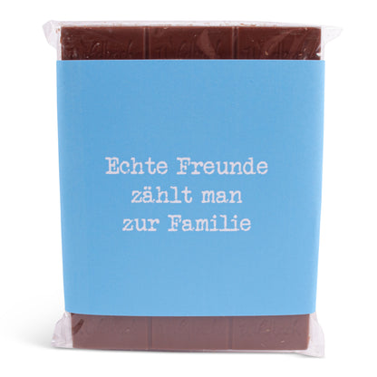 Schokolade "Echte Freunde" - meinherzschlag.de